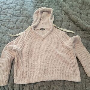 Love Tree Pink V-Neck Sweater